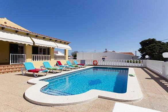 Villa Vistamar Cala En Porter  Bagian luar foto
