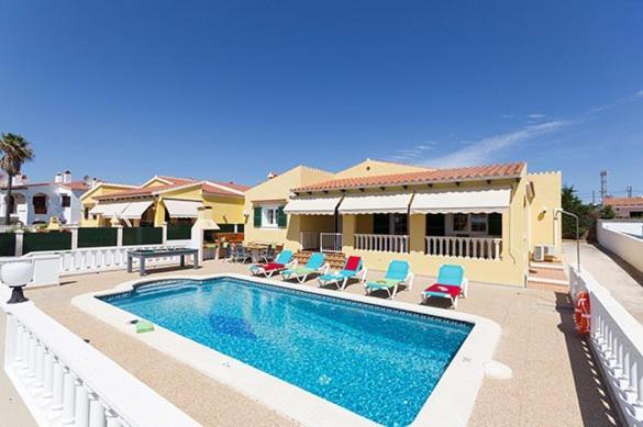 Villa Vistamar Cala En Porter  Bagian luar foto