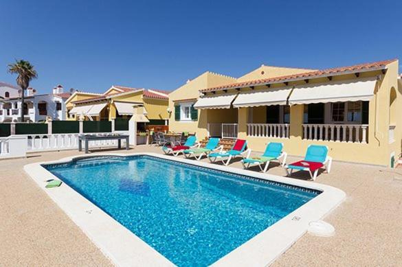 Villa Vistamar Cala En Porter  Bagian luar foto